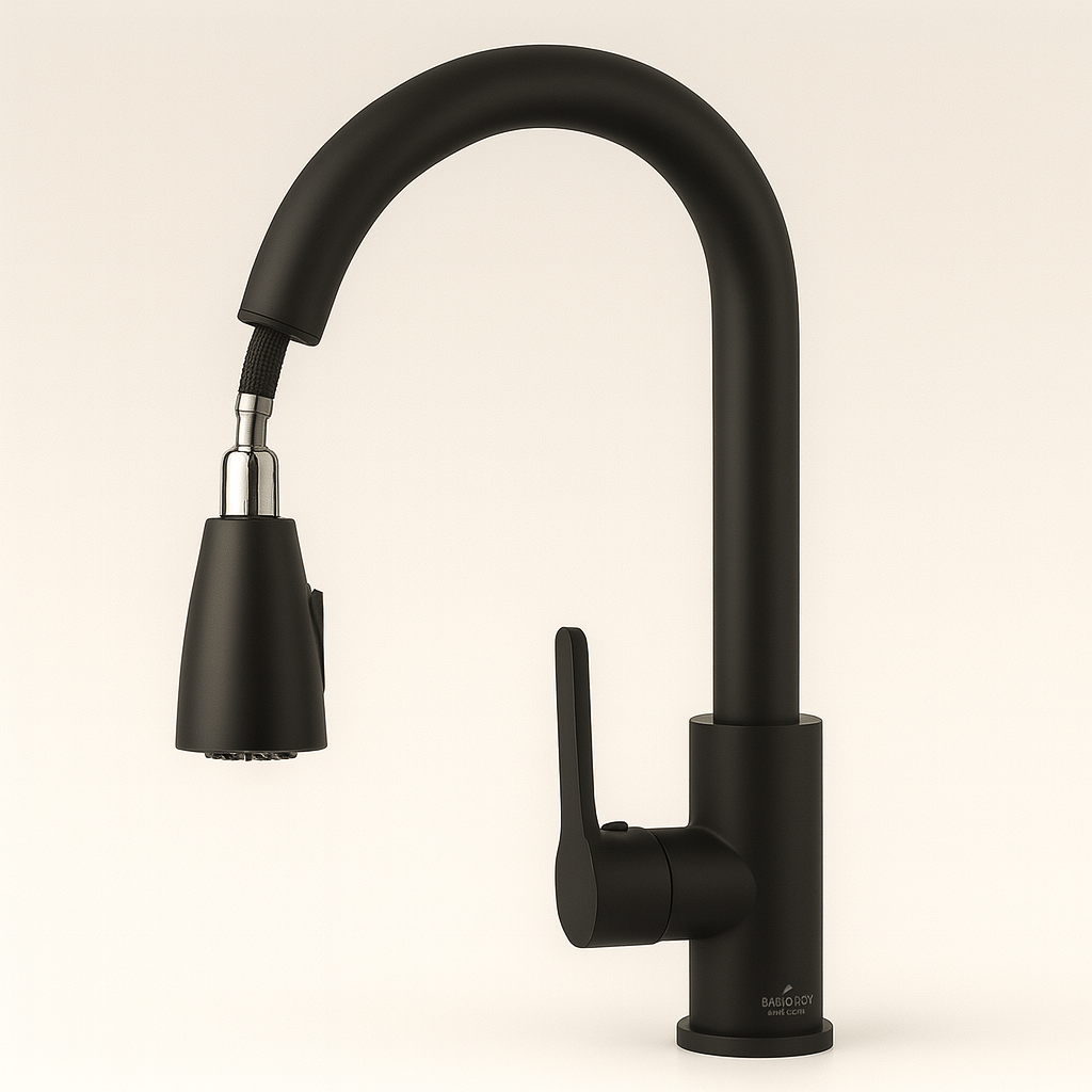 خلاط مطبخ انيق شجرة سحاب ايطالي اسود